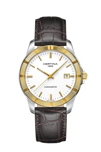Certina DS Jubile Quartz Stainless Steel - Yellow Gold / White C902.451.46.011.00