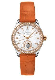 Glashutte Original Lady Serenade Luna Stainless Steel - Red Gold - Diamond / MOP 1-35-14-01-16-04