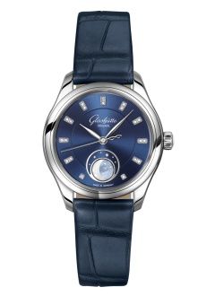 Glashutte Original Lady Serenade Luna Stainless Steel / Blue 1-35-14-03-02-04