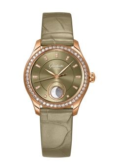 Glashutte Original Lady Serenade Luna Red Gold - Diamond / Green 1-35-14-05-15-04