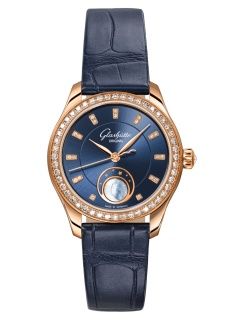 Glashutte Original Lady Serenade Luna Red Gold - Diamond / Blue 1-35-14-06-15-04