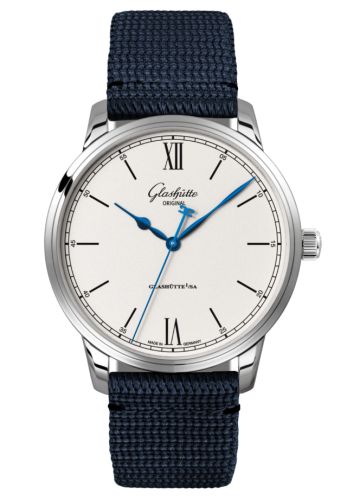 Glashutte Original Senator Excellence Stainless Steel / Silver / Synthetic 1-36-01-01-02-34