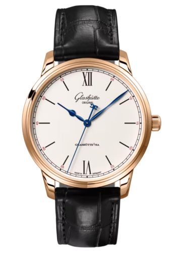 Glashutte Original Senator Excellence Red Gold / Silver / Alligator - Pin 1-36-01-02-05-01