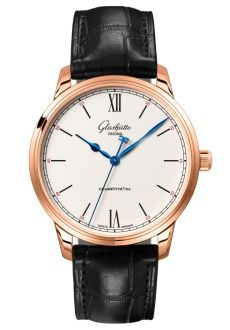 Glashutte Original Senator Excellence Red Gold / Silver / Alligator - Folding 1-36-01-02-05-61