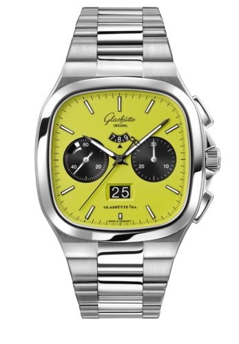 Glashutte Original Seventies Chronograph Panorama Date Stainless Steel / Fusion / Bracelet 1-37-02-19-02-70