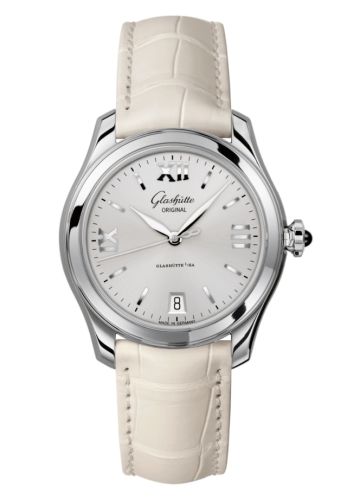 Glashutte Original Lady Serenade Stainless Steel / Silver / Alligator - Pin 1-39-22-02-02-44