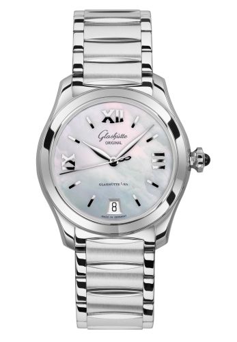 Glashutte Original Lady Serenade Stainless Steel / MOP / Bracelet 1-39-22-08-02-34