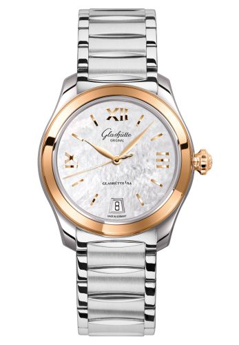 Glashutte Original Lady Serenade Stainless Steel - Rose Gold / MOP / Bracelet 1-39-22-09-06-34