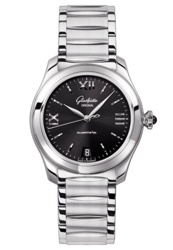Glashutte Original Lady Serenade Stainless Steel / Black / Bracelet 1-39-22-20-02-34