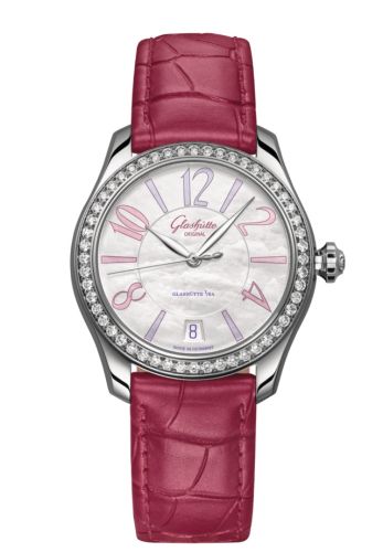 Glashutte Original Lady Serenade Stainless Steel - Diamond / MOP / Alligator - Folding 1-39-22-22-22-04