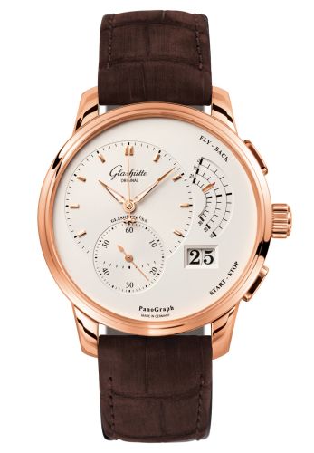 Glashutte Original PanoGraph Red Gold / Silver / Nubuck - Folding 1-61-03-25-15-05