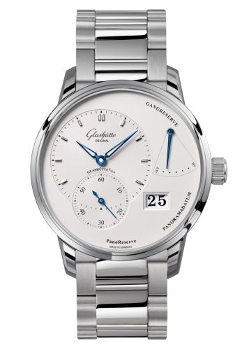 Glashutte Original PanoReserve Stainless Steel / Silver / Bracelet 1-65-01-22-12-24