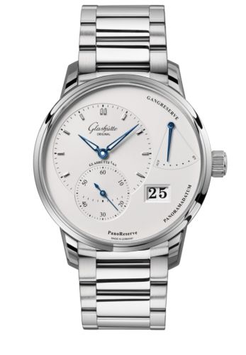 Glashutte Original PanoReserve Stainless Steel / Silver / Bracelet 1-65-01-22-12-71