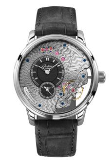 Glashutte Original PanoInverse Platinum / Guilloche Limited Edition 1-66-09-01-03-50