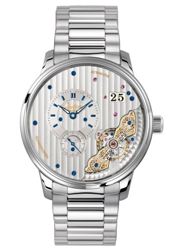 Glashutte Original PanoMaticInverse Stainless Steel / Silver / Bracelet 1-91-02-02-02-70