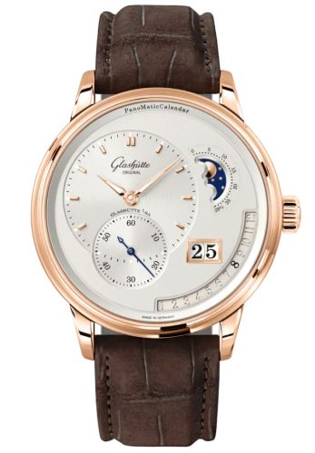 Glashutte Original PanoMatic Calendar Red Gold / Silver / Nubuck - Foldiong 1-92-09-02-05-62