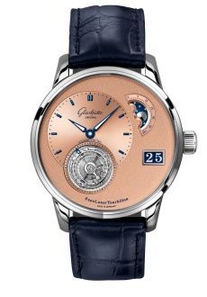 Glashutte Original PanoLunar Tourbillon Platinum / Salmon / Alilgator 1-93-03-01-03-61