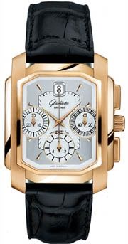 Glashutte Original Karre Automatic Chronograph Rose Gold / Silver 39-32-09-05-04