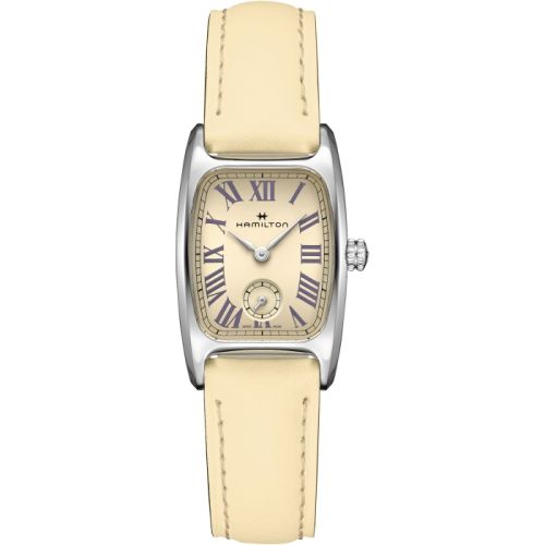 Hamilton Boulton Quartz Small Second Medium Stainless Steel / Macaron - Vanilla H13321821