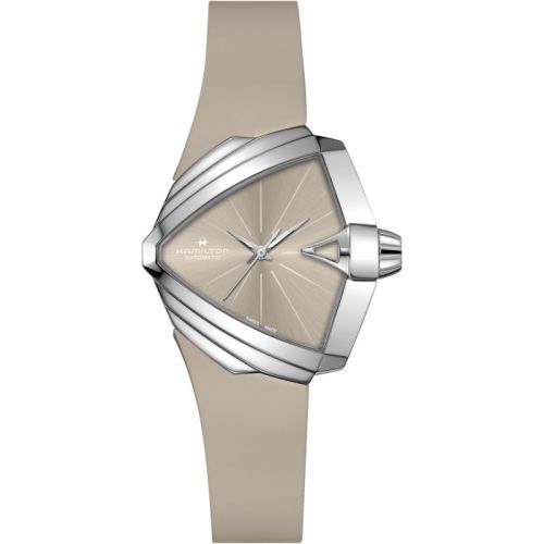 Hamilton Ventura S Auto Stainless Steel / Brown H24105370