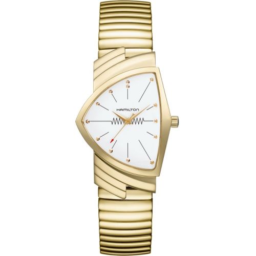 Hamilton Ventura Gents Yellow Gold / Silver / Bracelet H24301111