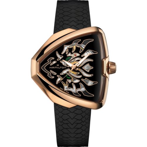 Hamilton Ventura Elvis80 Skeleton Dragon / Rose Gold H24525332
