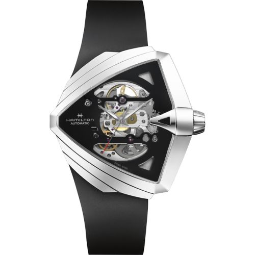 Hamilton Ventura XXL Auto Stainless Steel / BLack H24625330