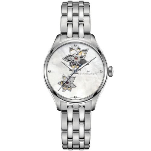 Hamilton Jazzmaster Open Heart 34 Stainless Steel / MOP / Bracelet H32115192