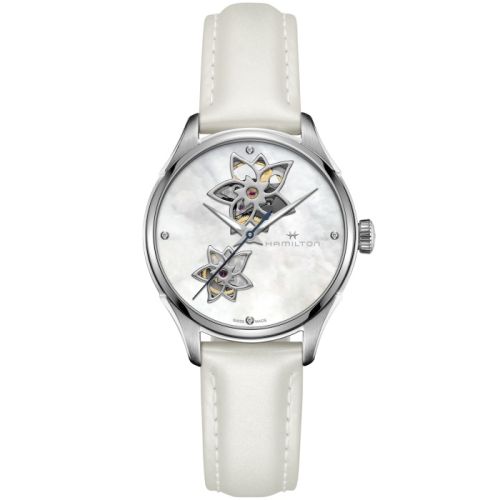 Hamilton Jazzmaster Open Heart 34 Stainless Steel / MOP H32115892