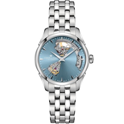 Hamilton Jazzmaster Open Heart 36 Stainless Steel / Blue / Bracelet H32215140