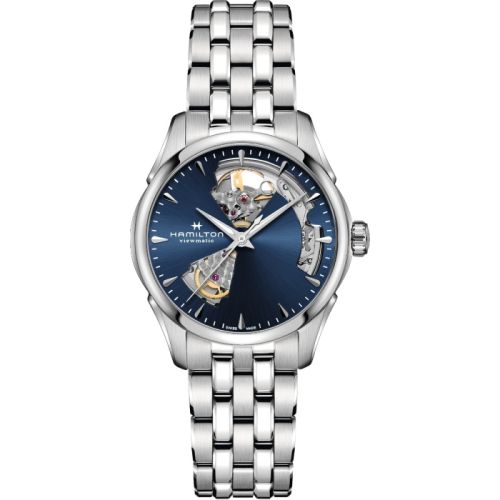 Hamilton Jazzmaster Open Heart 36 Stainless Steel / Blue / Bracelet H32215141