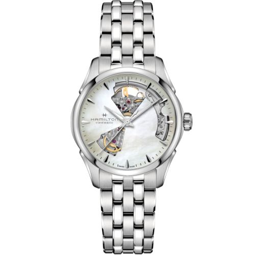 Hamilton Jazzmaster Open Heart 36 Stainless Steel / MOP / Bracelet H32215190