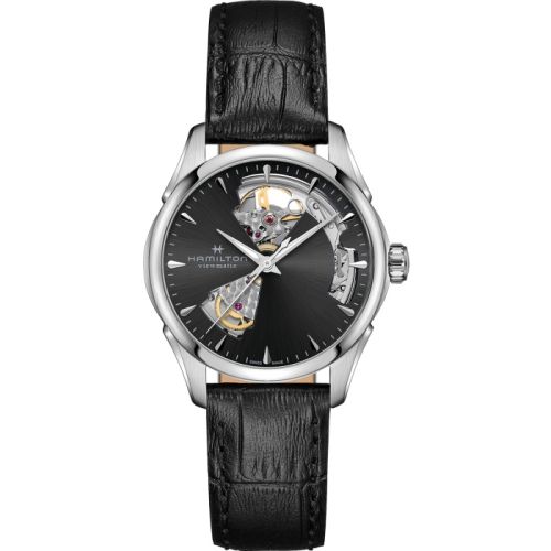 Hamilton Jazzmaster Open Heart 36 Stainless Steel / Black H32215730