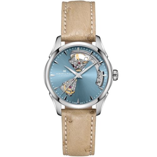 Hamilton Jazzmaster Open Heart 36 Stainless Steel / Blue H32215840