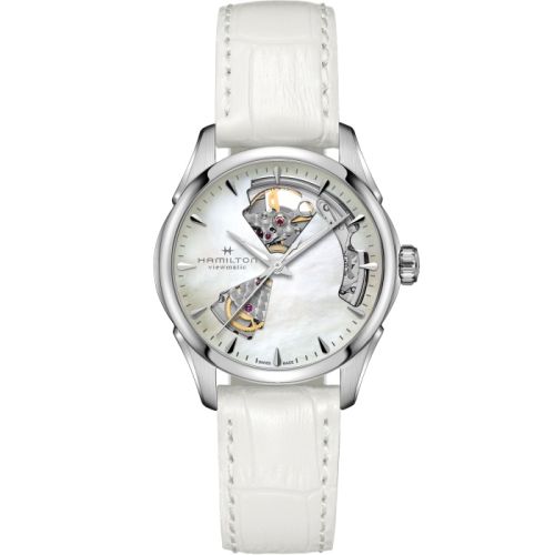 Hamilton Jazzmaster Open Heart 36 Stainless Steel / MOP H32215890
