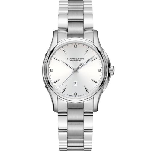 Hamilton Jazzmaster Viewmatic Auto 34 Stainless Steel / Silver - Diamond / Bracelet H32315111