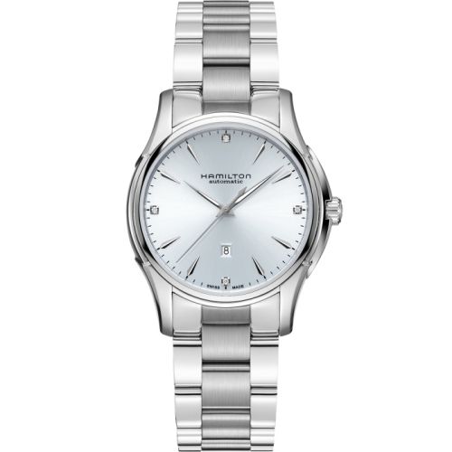 Hamilton Jazzmaster Lady Auto 34 Stainless Steel / Blue - Diamond / Bracelet H32315142