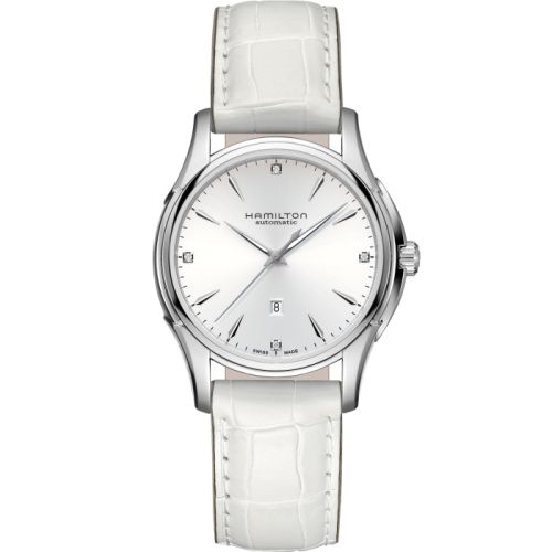 Hamilton Jazzmaster Lady Auto 34 Stainless Steel / Silver - Diamond H32315811
