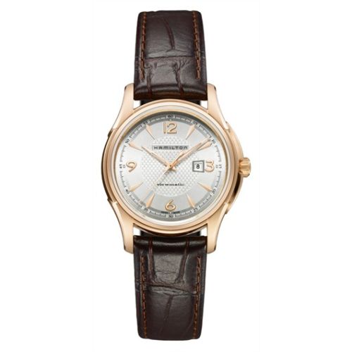 Hamilton Jazzmaster Viewmatic 34mm Silver Dial PVD Gold H32335555