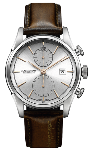 Hamilton Spirity of Liberty Auto Chrono Stainless Steel / Silver H32416581
