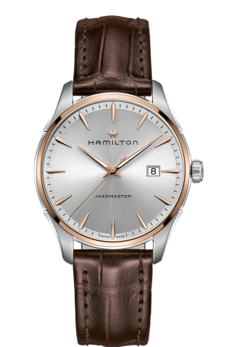 Hamilton Jazzmaster Quartz 40 Stainless Steel - Rose Gold / Silver H32441551