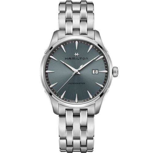 Hamilton Jazzmaster Quartz Stainless Steel / Blue / Bracelet H32451142