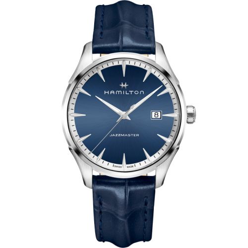 Hamilton Jazzmaster Quartz Stainless Steel / Blue H32451641
