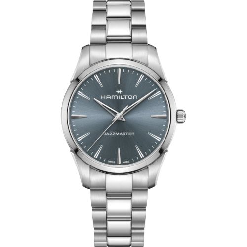 Hamilton Jazzmaster Quartz 40 Stainless Steel / Blue / Bracelet H32461141