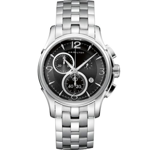 Hamilton Jazzmaster Chrono Quartz 42 Stainless Steel / Black / Bracelet H32612135