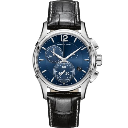 Hamilton Jazzmaster Chrono Quartz 42 Stainless Steel / Blue H32612741