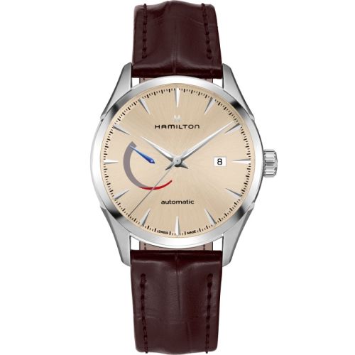 Hamilton Jazzmaster Power Reserve Auto 42 Stainless Steel / Beige H32635521