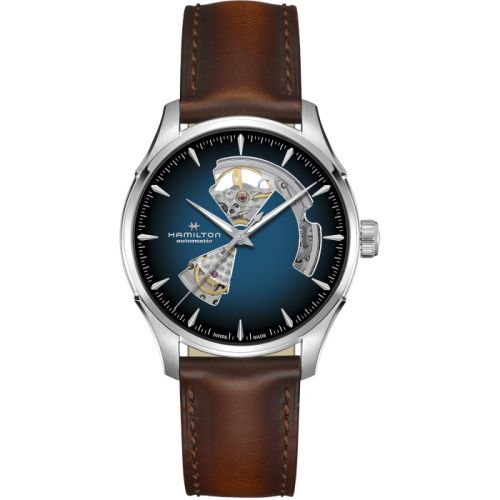 Hamilton Jazzmaster Open Heart 40 Stainless Steel / Blue Gradient H32675540