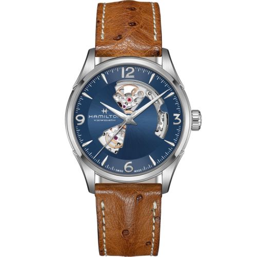 Hamilton Jazzmaster Open Heart 42 Stainless Steel / Blue H32705041