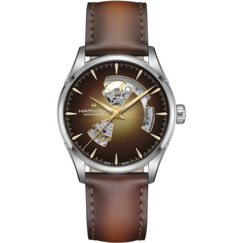Hamilton Jazzmaster Open Heart 42 Stainless Steel / Brown Gradient / Bracelet H32705501
